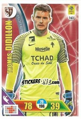Sticker Thomas Didillon - FOOT 2017-2018. Adrenalyn XL n. 163 - Panini
