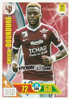 Figurina Cheick Doukouré - FOOT 2017-2018. Adrenalyn XL n. 169 - Panini