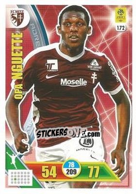Sticker Opa Nguette - FOOT 2017-2018. Adrenalyn XL n. 172 - Panini