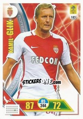 Sticker Kamil Glik - FOOT 2017-2018. Adrenalyn XL n. 183 - Panini