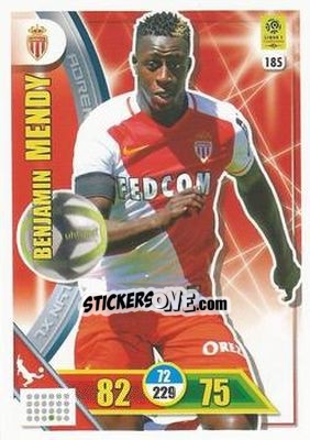 Sticker Benjamin Mendy - FOOT 2017-2018. Adrenalyn XL n. 185 - Panini