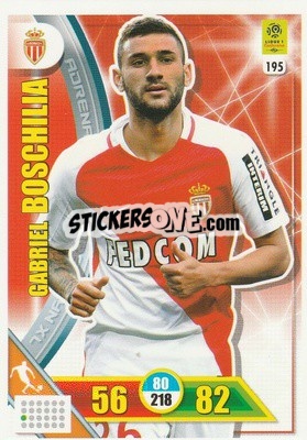 Sticker Gabriel Boschilia - FOOT 2017-2018. Adrenalyn XL n. 195 - Panini