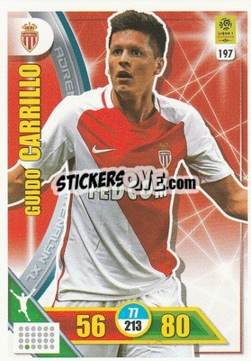 Sticker Guido Carrillo - FOOT 2017-2018. Adrenalyn XL n. 197 - Panini