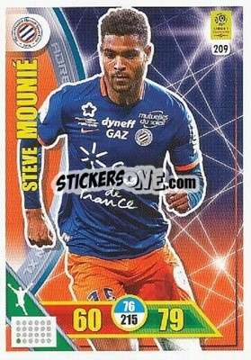 Figurina Steve Mounié - FOOT 2017-2018. Adrenalyn XL - Panini