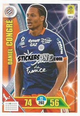 Sticker Daniel Congré - FOOT 2017-2018. Adrenalyn XL n. 211 - Panini