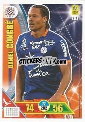 Cromo Daniel Congré - FOOT 2017-2018. Adrenalyn XL - Panini