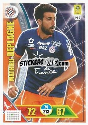 Cromo Mathieu Deplagne - FOOT 2017-2018. Adrenalyn XL - Panini