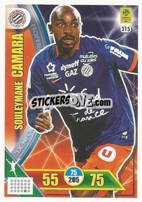 Sticker Souleymane Camara - FOOT 2017-2018. Adrenalyn XL n. 215 - Panini