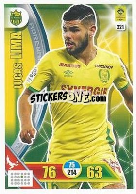 Sticker Lucas Lima - FOOT 2017-2018. Adrenalyn XL n. 221 - Panini