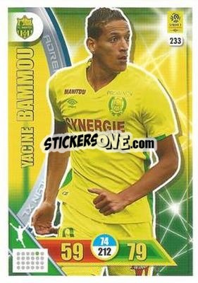 Sticker Yacine Bammou - FOOT 2017-2018. Adrenalyn XL - Panini