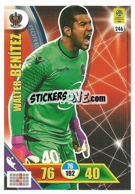 Sticker Walter Benítez - FOOT 2017-2018. Adrenalyn XL n. 246 - Panini