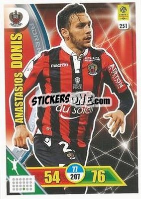 Figurina Anastasios Donis - FOOT 2017-2018. Adrenalyn XL - Panini