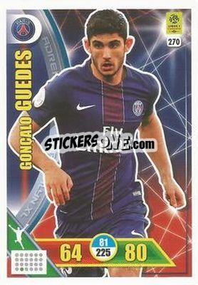 Figurina Gonçalo Guedes - FOOT 2017-2018. Adrenalyn XL - Panini