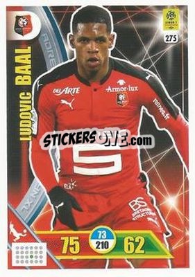 Sticker Ludovic Baal - FOOT 2017-2018. Adrenalyn XL - Panini