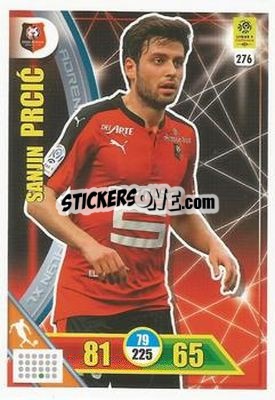 Sticker Sanjin Prcic - FOOT 2017-2018. Adrenalyn XL n. 276 - Panini