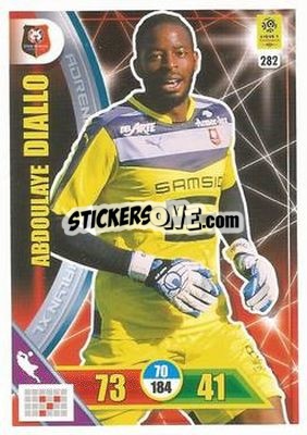 Figurina Abdoulaye Diallo - FOOT 2017-2018. Adrenalyn XL n. 282 - Panini