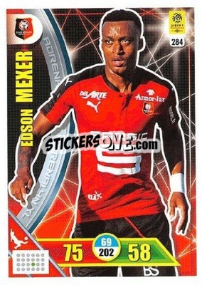 Figurina Edson Mexer - FOOT 2017-2018. Adrenalyn XL n. 284 - Panini