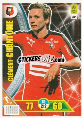 Sticker Clément Chantôme - FOOT 2017-2018. Adrenalyn XL - Panini