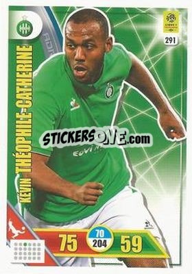 Sticker Kévin Théophile-Catherine - FOOT 2017-2018. Adrenalyn XL - Panini