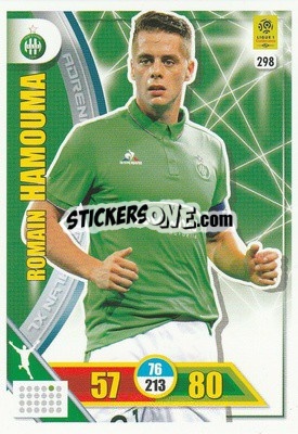 Sticker Romain Hamouma - FOOT 2017-2018. Adrenalyn XL n. 298 - Panini