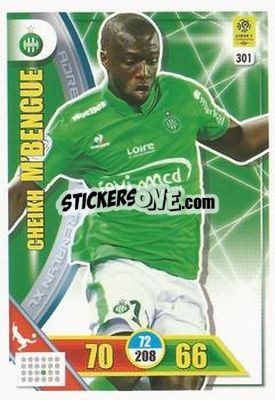 Sticker Cheikh M'Bengue - FOOT 2017-2018. Adrenalyn XL n. 301 - Panini