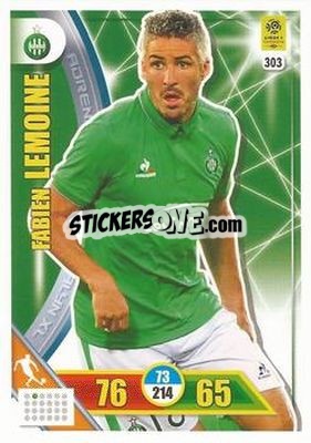 Sticker Fabien Lemoine - FOOT 2017-2018. Adrenalyn XL n. 303 - Panini