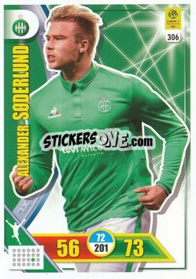 Cromo Alexander Søderlund - FOOT 2017-2018. Adrenalyn XL n. 306 - Panini