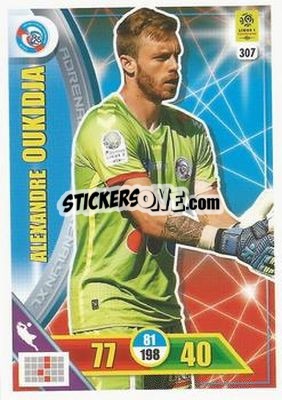 Sticker Alexandre Oukidja - FOOT 2017-2018. Adrenalyn XL - Panini