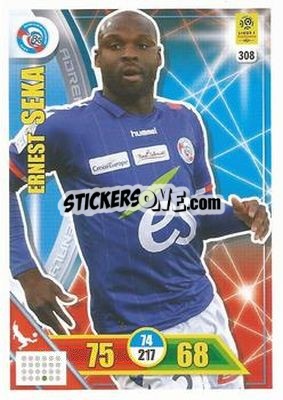 Sticker Ernest Seka - FOOT 2017-2018. Adrenalyn XL - Panini