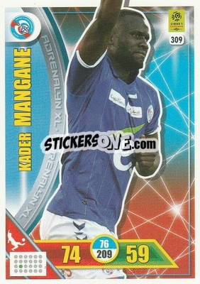 Sticker Kader Mangane - FOOT 2017-2018. Adrenalyn XL n. 309 - Panini