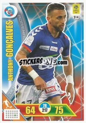 Sticker Anthony Gonçalves - FOOT 2017-2018. Adrenalyn XL n. 314 - Panini