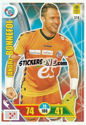 Sticker Landry Bonnefoi - FOOT 2017-2018. Adrenalyn XL n. 318 - Panini