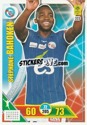 Sticker Stéphane Bahoken - FOOT 2017-2018. Adrenalyn XL n. 323 - Panini