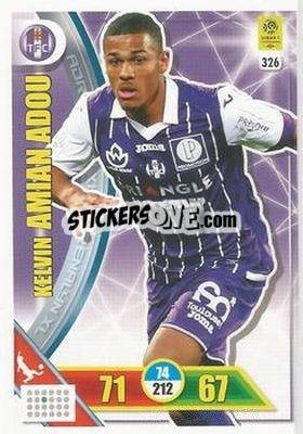 Sticker Kelvin Amian Adou - FOOT 2017-2018. Adrenalyn XL n. 326 - Panini