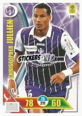 Sticker Christopher Jullien - FOOT 2017-2018. Adrenalyn XL n. 328 - Panini