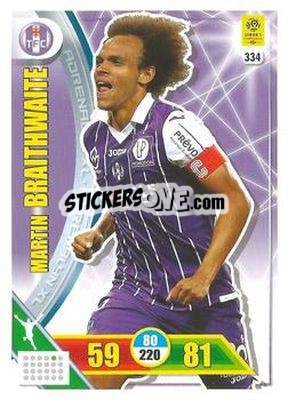 Sticker Martin Braithwaite - FOOT 2017-2018. Adrenalyn XL n. 334 - Panini
