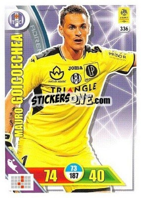 Cromo Mauro Goicoechea - FOOT 2017-2018. Adrenalyn XL n. 336 - Panini
