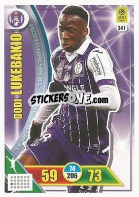 Sticker Dodi Lukebakio - FOOT 2017-2018. Adrenalyn XL n. 341 - Panini