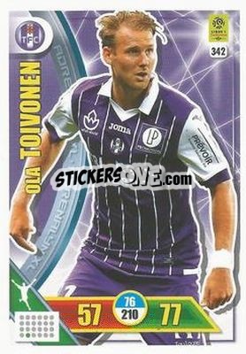 Sticker Ola Toivonen - FOOT 2017-2018. Adrenalyn XL n. 342 - Panini