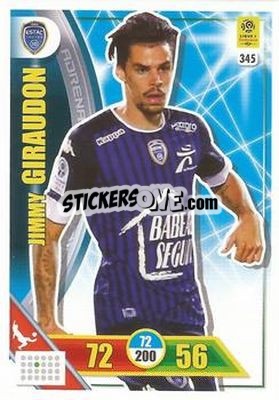 Sticker Jimmy Giraudon - FOOT 2017-2018. Adrenalyn XL n. 345 - Panini