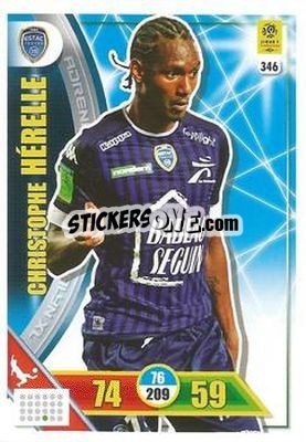 Figurina Christophe Hérelle - FOOT 2017-2018. Adrenalyn XL - Panini