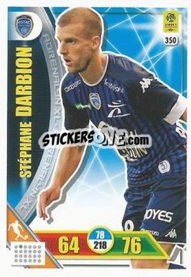 Cromo Stéphane Darbion - FOOT 2017-2018. Adrenalyn XL n. 350 - Panini