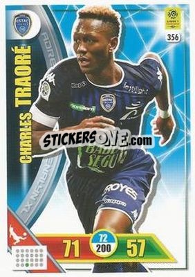 Sticker Charles Traoré - FOOT 2017-2018. Adrenalyn XL n. 356 - Panini