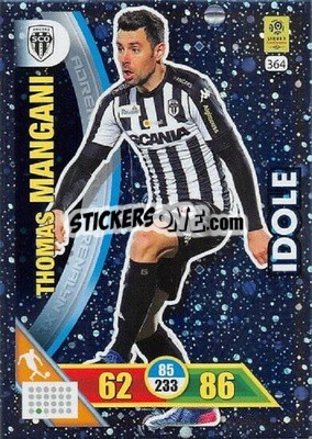 Sticker Thomas Mangani - FOOT 2017-2018. Adrenalyn XL n. 364 - Panini