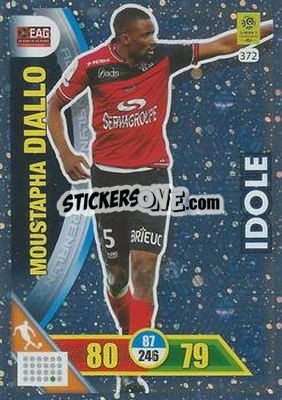 Sticker Moustapha Diallo - FOOT 2017-2018. Adrenalyn XL - Panini