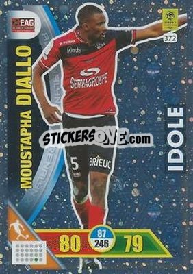 Cromo Moustapha Diallo - FOOT 2017-2018. Adrenalyn XL n. 372 - Panini