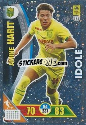 Sticker Amine Harit - FOOT 2017-2018. Adrenalyn XL n. 385 - Panini