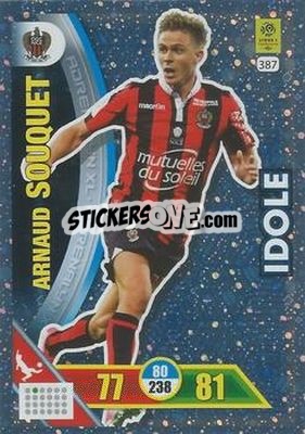 Sticker Arnaud Souquet - FOOT 2017-2018. Adrenalyn XL n. 387 - Panini