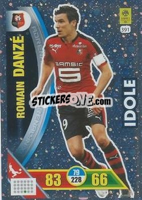 Sticker Romain Danzé - FOOT 2017-2018. Adrenalyn XL - Panini