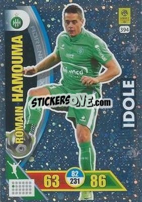 Sticker Romain Hamouma - FOOT 2017-2018. Adrenalyn XL - Panini